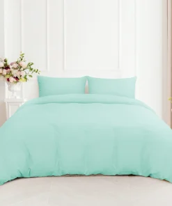 3 Pieces Microfiber Soft Breathable Duvet Cover Set