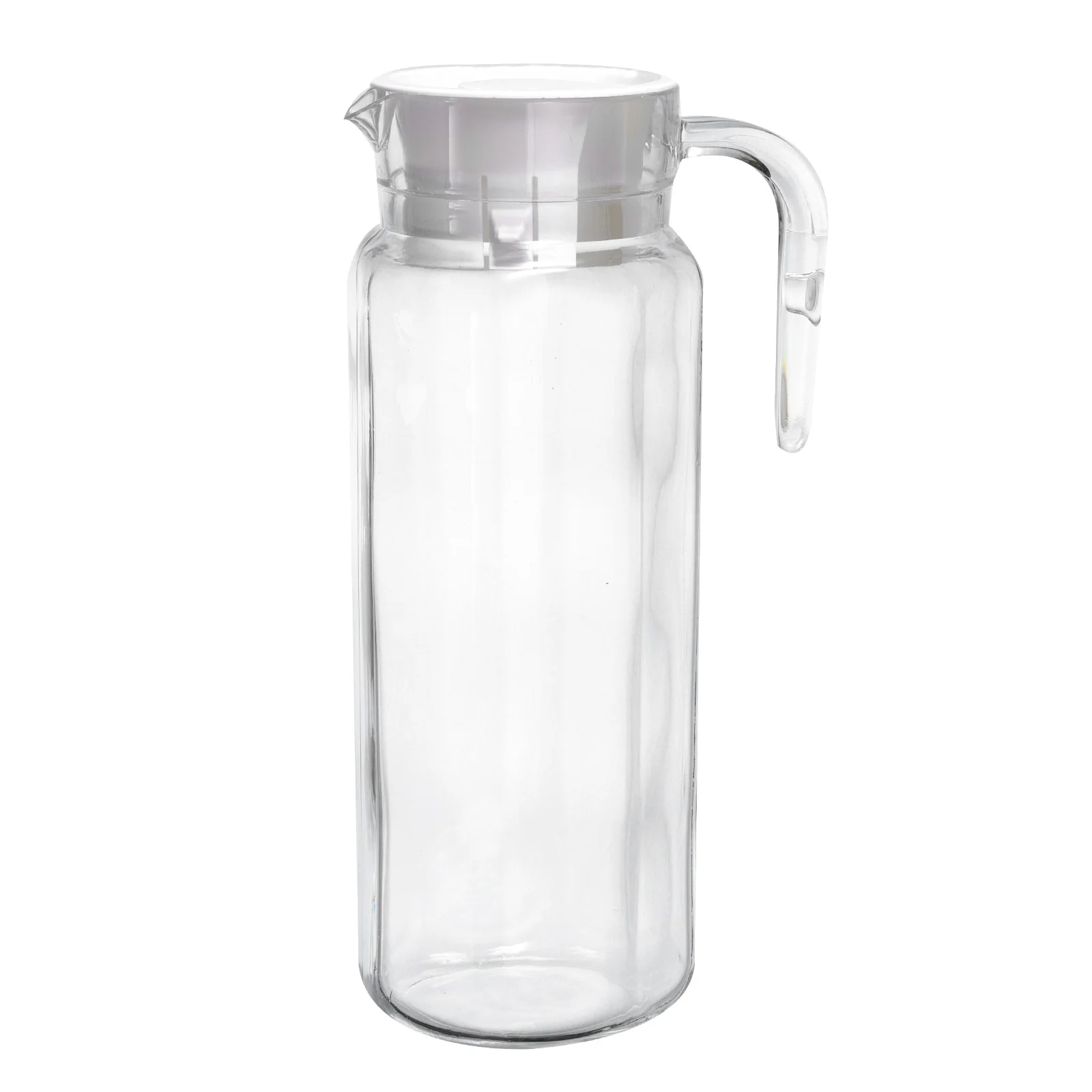 Acrylic Beverage Drink Pitcher with Lid, Juice Pitcher Water Jug - Clear - 37.2oz