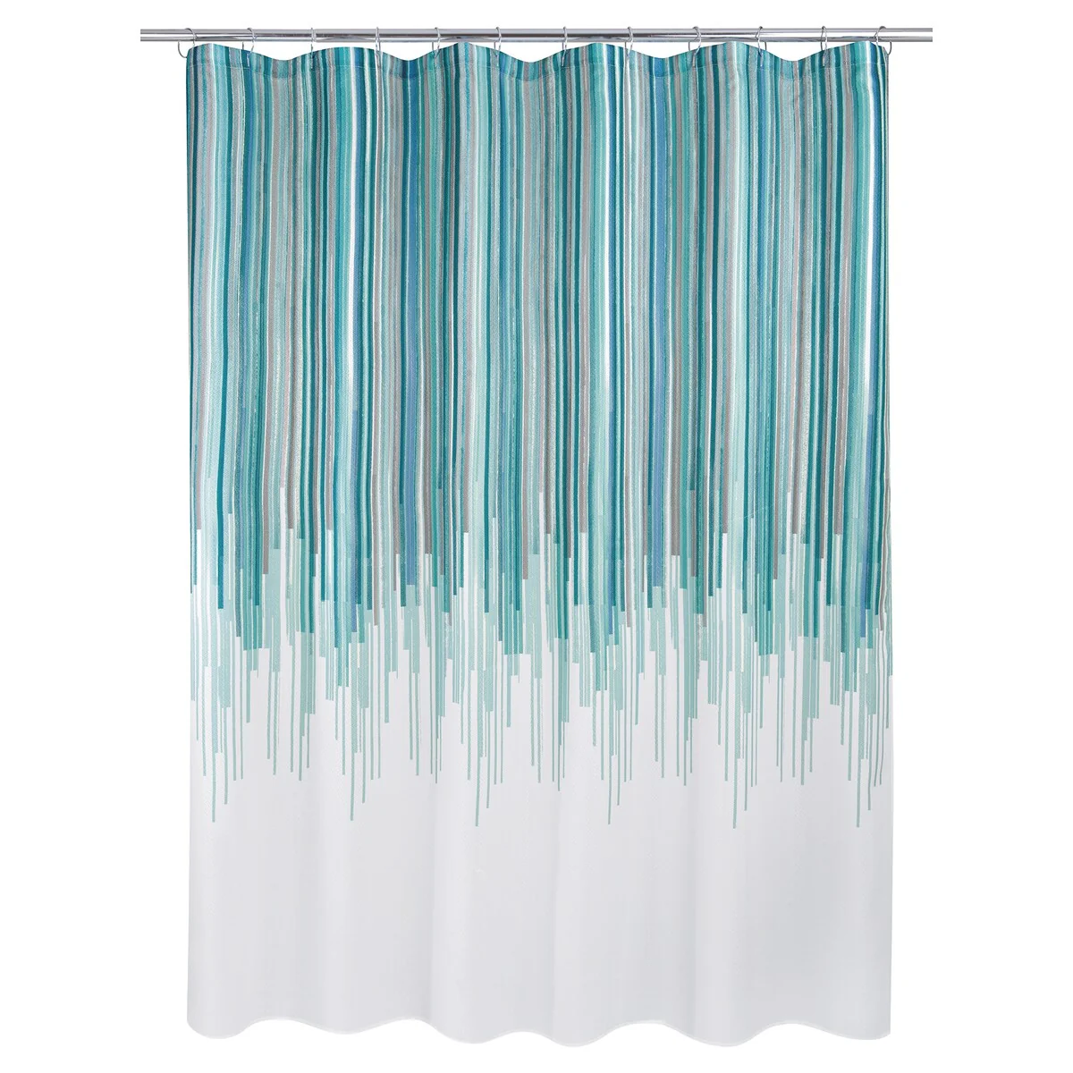 Avenue Teal Shower Curtain