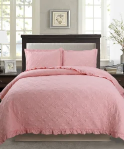 KASENTEX Soft Microfiber Quilt Set Machine Washable Bedspread All Season