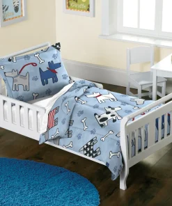 Dream Factory Dog Dreams 2-piece Toddler Comforter Set
