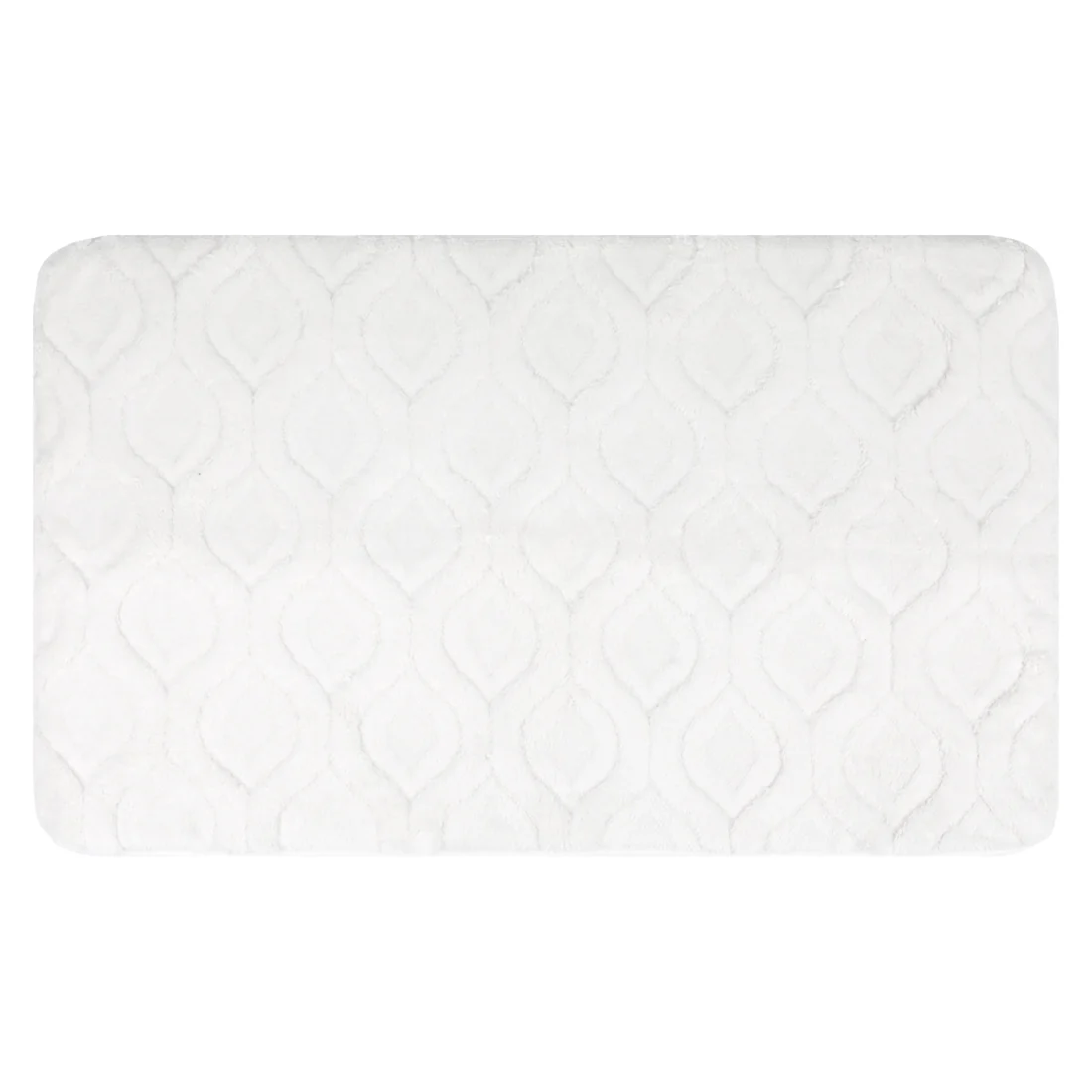 Absorbent Bathroom Rug, Soft Non Slip Mat, Rubber Backing Quick Dry Rugs for Shower Floor, Bath Decor