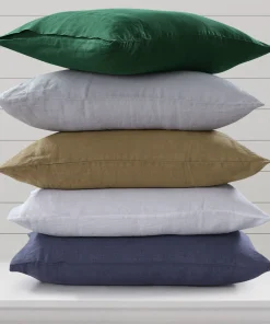 European Garment Washed Linen Extra Deep Pocket Bed Sheet Set