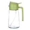 2 In 1 Oil Sprayer Bottle, Glass Olive Oil Dispenser, Spray Bottle