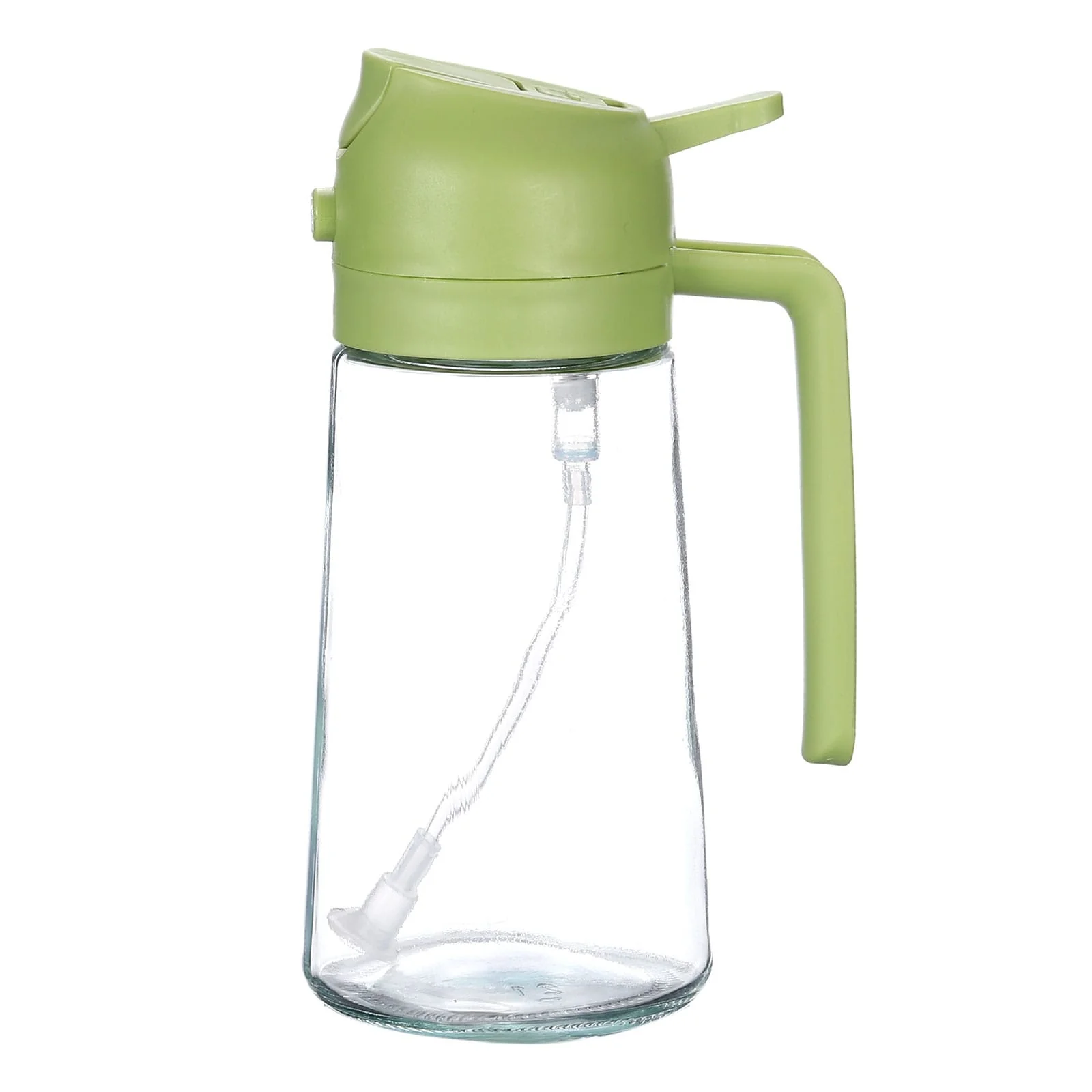 2 In 1 Oil Sprayer Bottle, Glass Olive Oil Dispenser, Spray Bottle