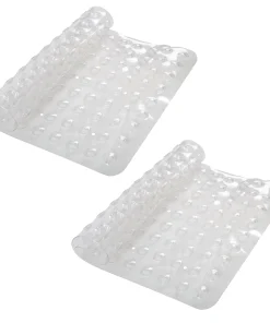 Bath Bliss 2 Pack Sanitized Non-Slip Bath Mat