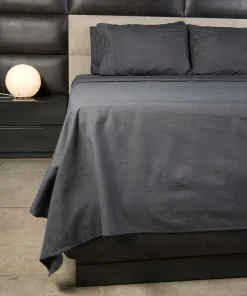 Authentic Hotel and Spa 1800 TC Brushed Microfiber Sheet Set with 4 Line Embroidery