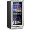 Costway 15 Inch Beverage Refrigerator, Built-in Beverage Cooler w/ - See Details