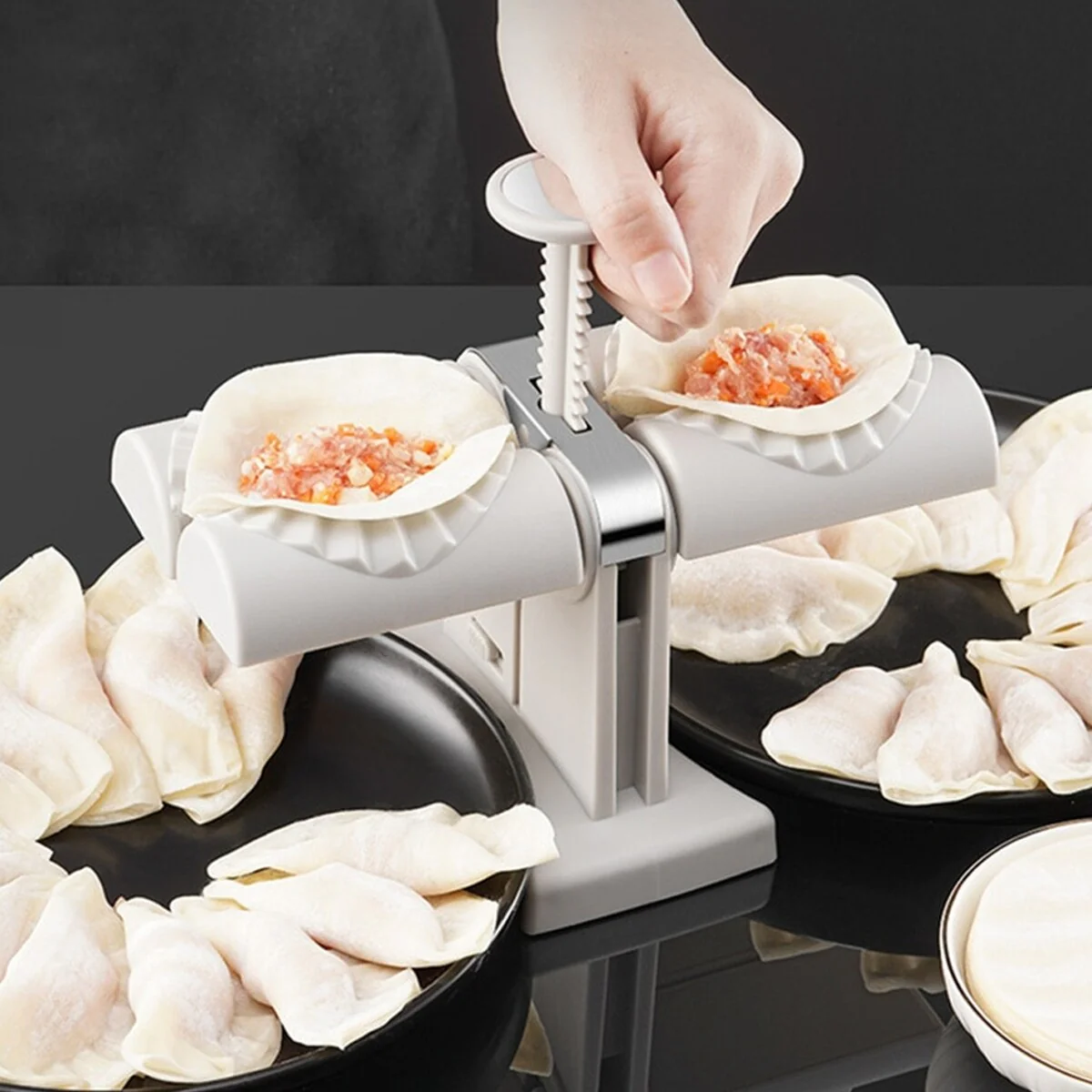 Household Double Head Automatic Dumpling Maker