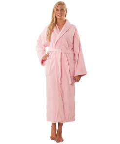 100-percent Pure Turkish Cotton Shawl Collar Terry Unisex Bathrobe