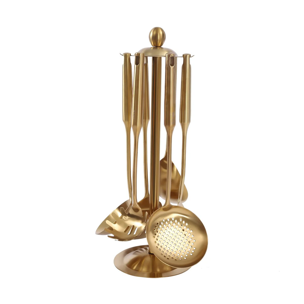 7Pcs Gold Cooking Utensil Set