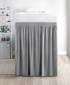 Extended Twin XL 60-inch Drop 3 Panel Bed Skirt