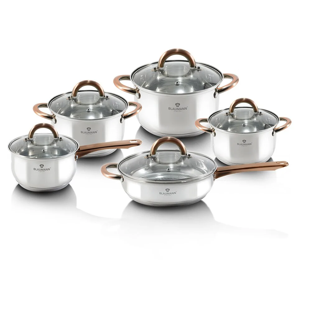 Berlinger Haus 10-Piece Stainless Steel Cookware Set