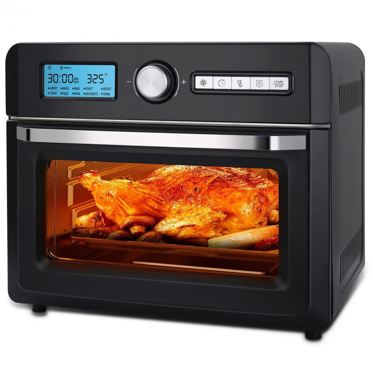 1550W 18 qt Air Fryer Oven Fits 10" Pizza