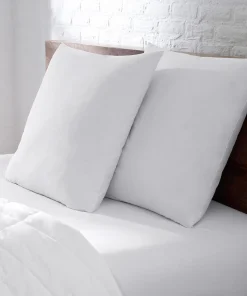 EnviroLoft Euro Square Firm Hypoallergenic Pillow - White