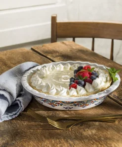 Euro Ceramica Zanzibar 10.75" Pie Plate