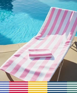 Large Cabana Stripe Beach Towel 30"x60", 35"x70"