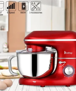 Daily Boutik 5.5L 660W Chef Machine Mixing Pot Dough Mixers - 14.2" x 9.3" x 12.2"