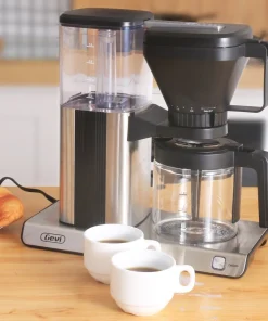 10 cup one-touch coffee machine, coffee machine with glass bottle, hot plate