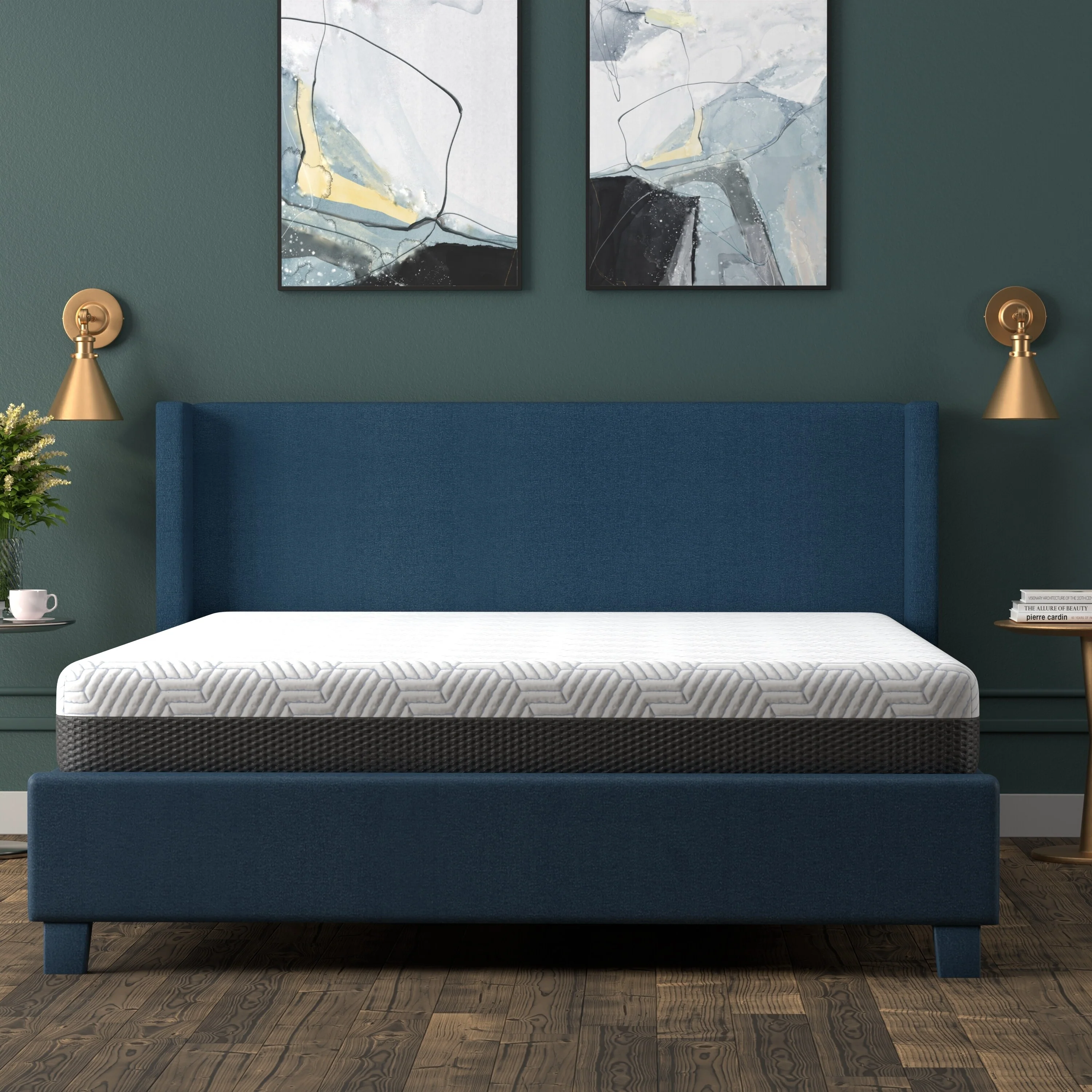 8 Inch Twin Firm Mattress With Cooling Cover