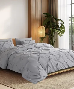6/8-Piece Pinch Pleat Comforters Bedding Sets for All Season