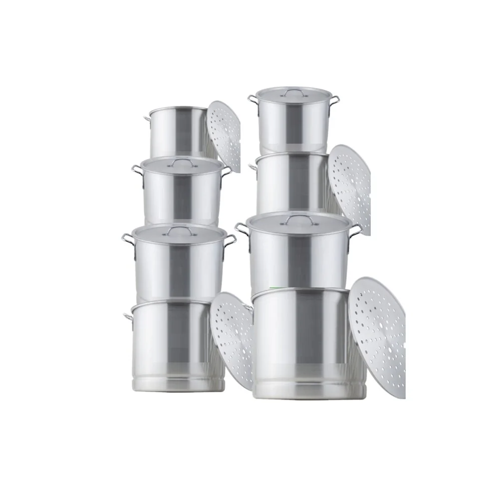 16-piece Aluminum Steamer Pot Set
