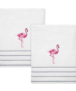 Izod Flamingo 2-Pack Bath Towel Set - Bath Towel 2pk Set