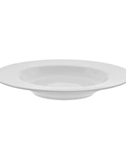 10 Strawberry Street Royal White Rim Soup 12" Set of 6