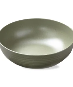 Green Brooklyn Melamine Plastic Dinning Serving Bowl Dishwasher Safe Indoor/Outdoor 12x12 inch Serving Bowl