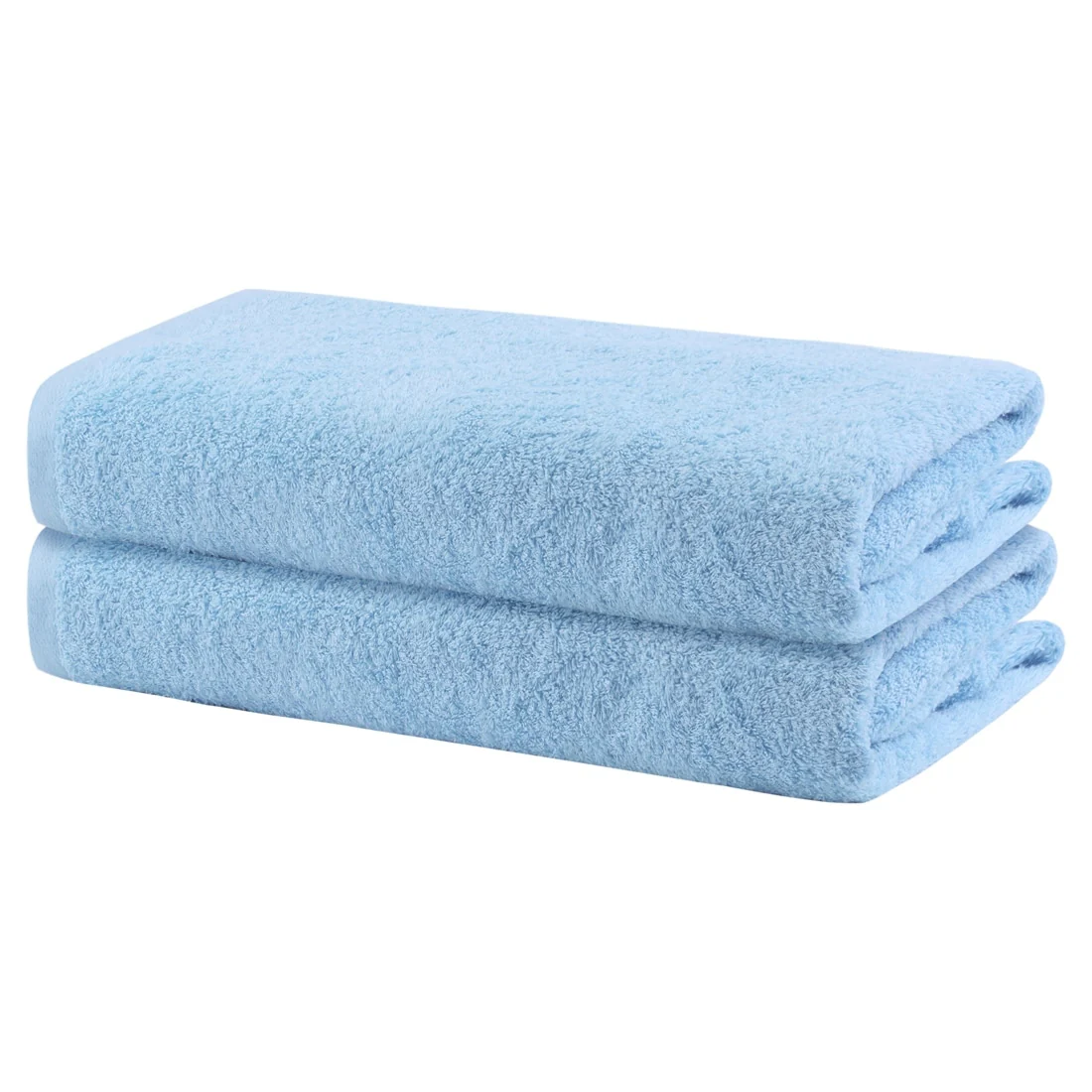 2 Pack Bath Towels, Quick Drying and Highly Absorbent Bath Towels Cotton Thick Towels for Bathroom 28" x 56"