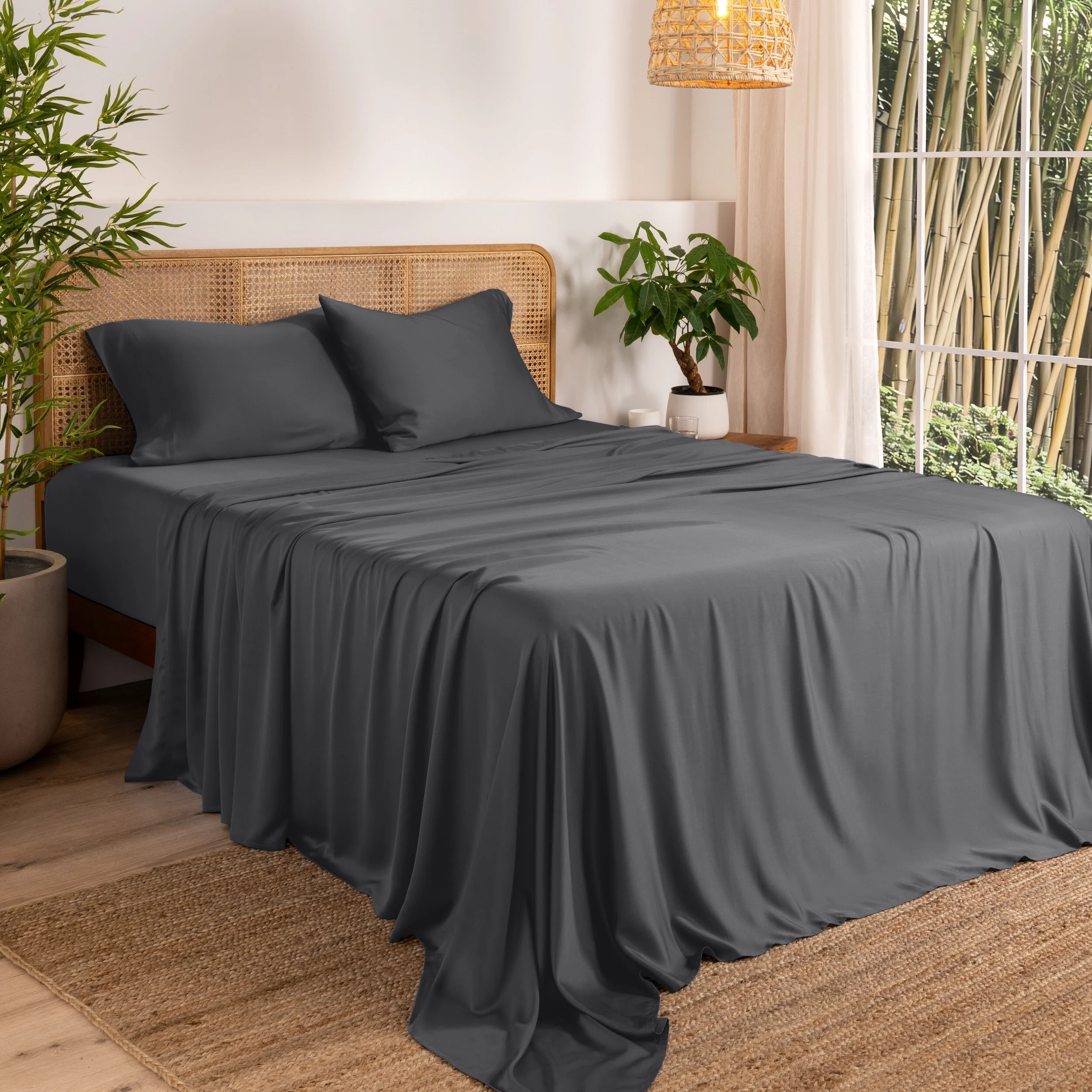 Bare Home Rayon from Bamboo Sheet Set - Deep Pocket - Breathable