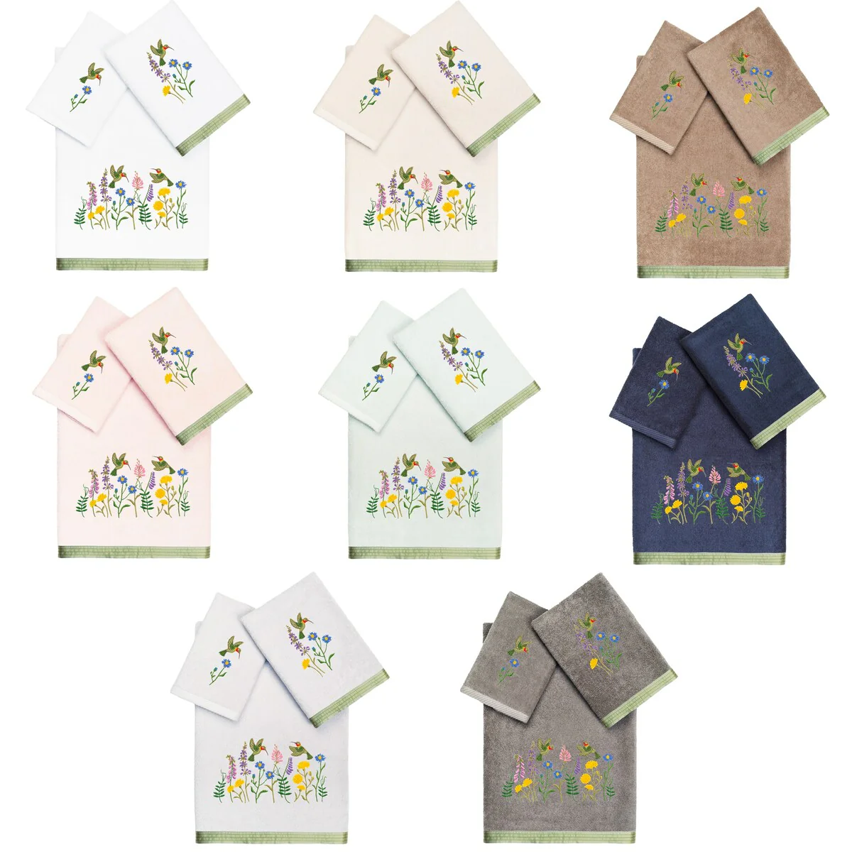 Authentic Hotel and Spa Turkish Cotton Hada 3 PC Towel Set