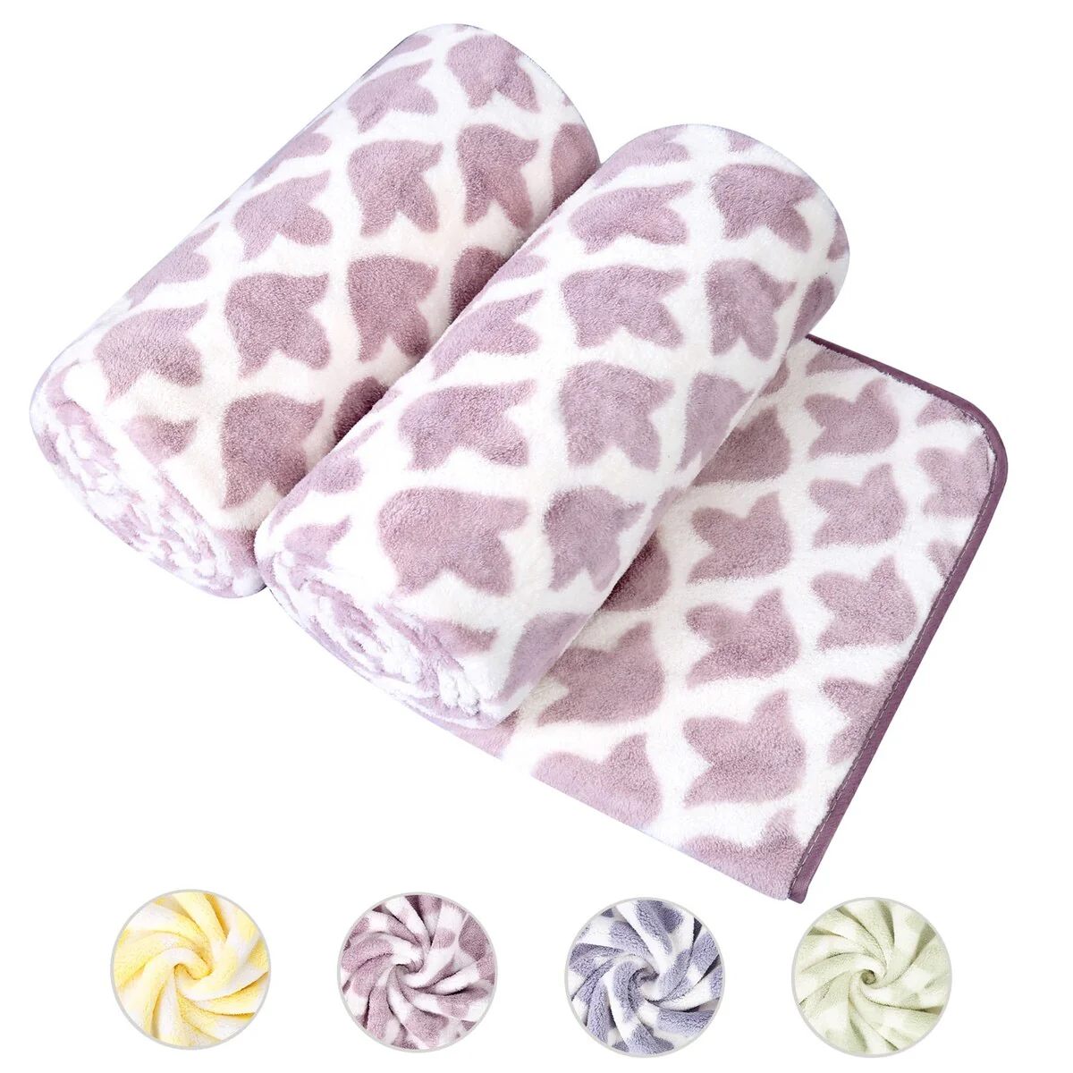 2 Pack Oversized Bath Towels Super Absortbent Beach Towel