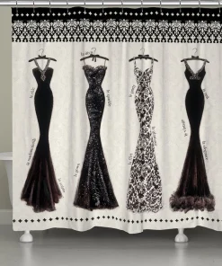 Laural Home Elegant Fashion 71 x 72-inch Shower Curtain