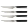 Babish High-Carbon 1.4116 German Steel 4 Pack 5" Steak Knife Set - Black