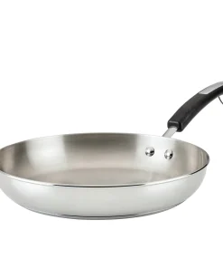 Farberware Brilliance Frying Pan, 12.25 Inch, Stainless Steel - 12.25 Inch