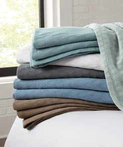 Aston & Arden Eucalyptus Tencel and Cotton Thermal Blanket