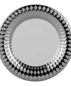 10 Strawberry Street Cairo 8-inch Salad Plate Silver (Set of 6)