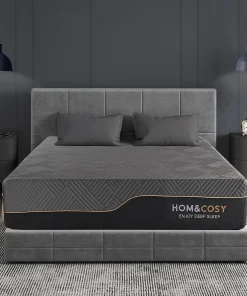 10 in. Premium Cooling Green Tea/Gel Memory Foam Mattress with Ice Silk Cover, Flip Firm Mattress for Back Pain