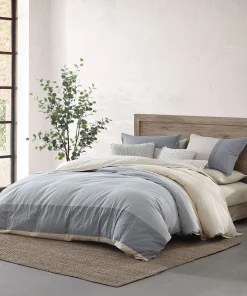DKNY PURE Recycled Colorblock Duvet Set