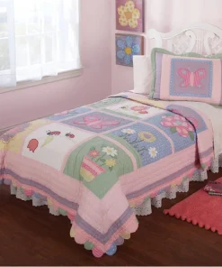 Anna's Daydream Embellished 3-piece Quilt Set