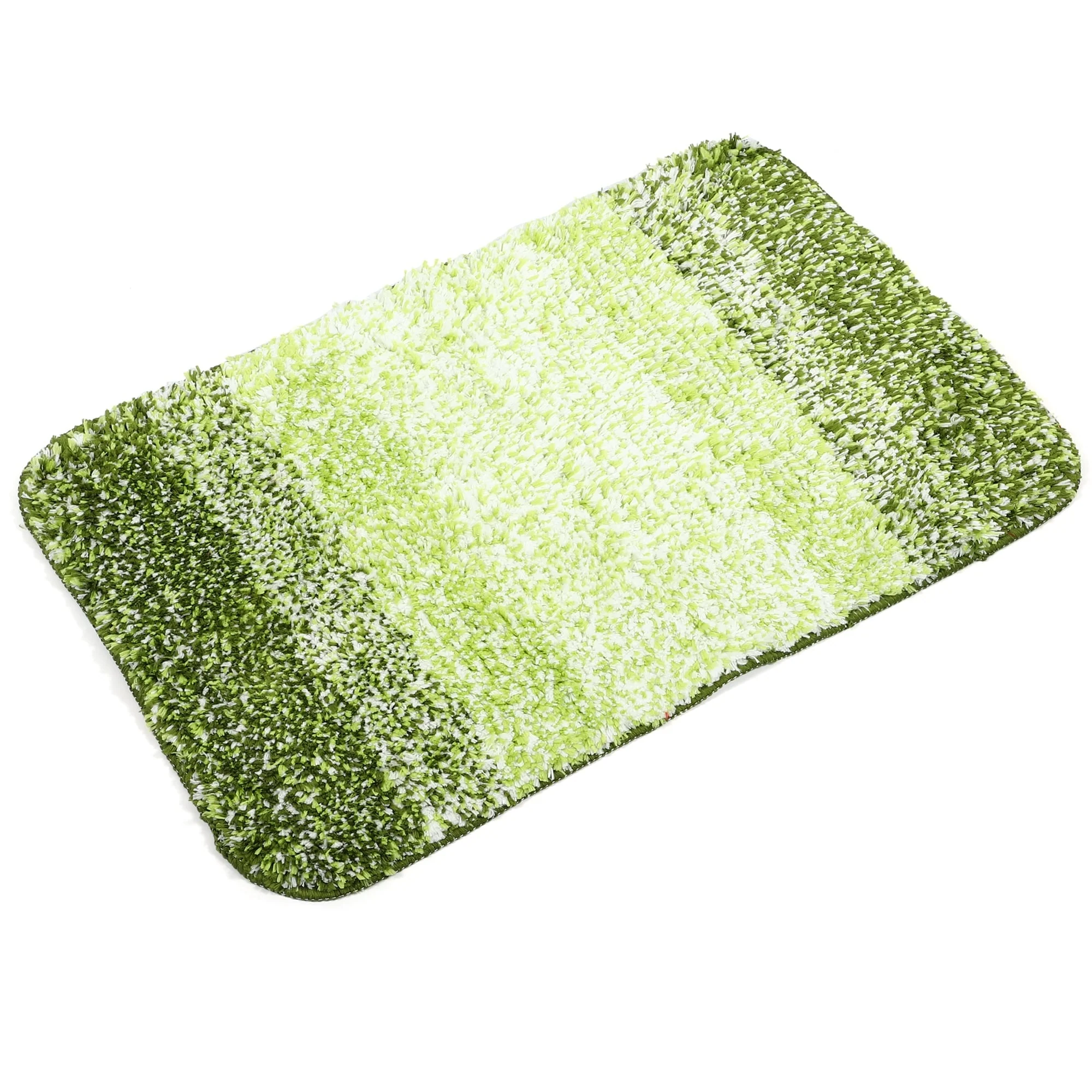 1 Pcs Polyester Bathroom Mat Non Slip Soft Bath Mats Rugs, Machine Washable