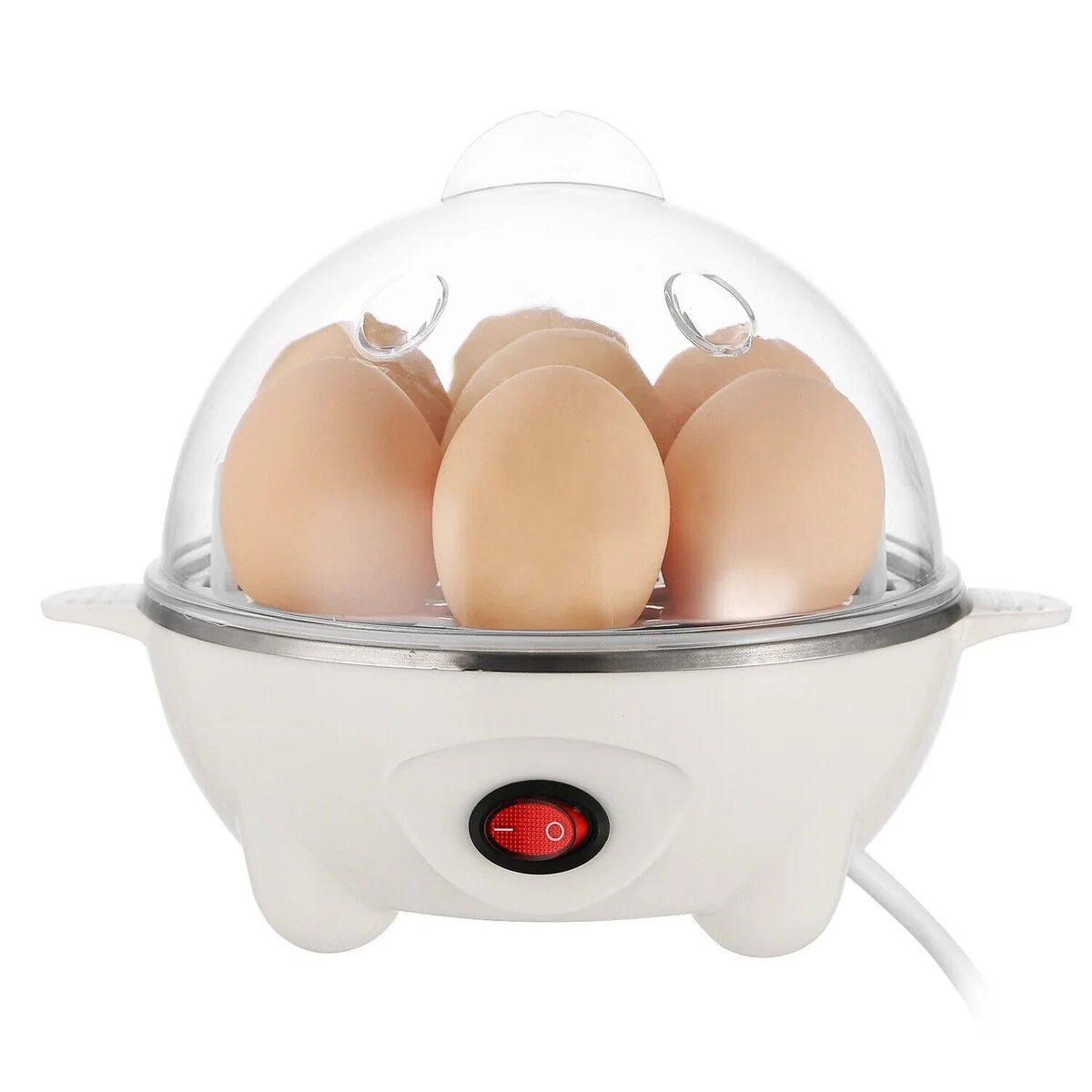 7-Capacity Electric Egg Cooker with Measuring Cup