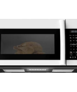 1.7 Cu Ft Over-the-Range Microwave with Vent & Auto Cooking in White 1000W