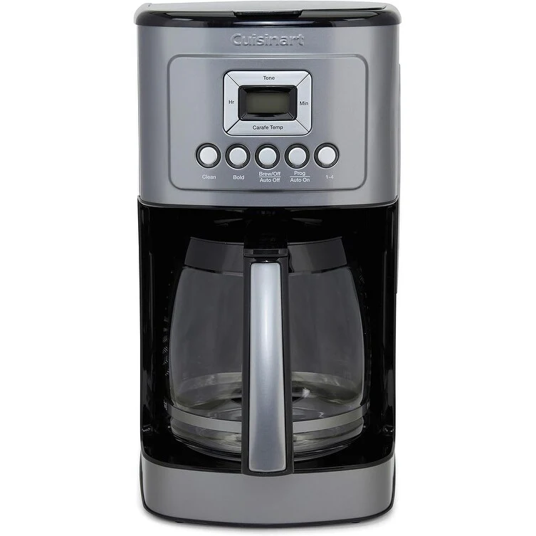 14-Cup Automatic Coffee Maker, Glass Carafe, Brew Strength Control, Gunmetal Stainless