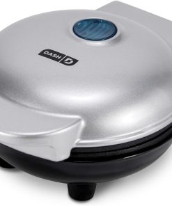 Dash Mini Maker Portable Grill Machine + Panini Press for Gourmet Burgers, Sandwiches, Chicken + Other On the Go Breakfast, Lunch, or Snacks with Recipe Guide - Aqua