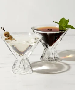 Double Walled Martini Glasses by Viski