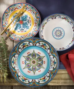 Euro Ceramica Zanzibar 12 Piece / 24 Piece Stoneware Dinnerware Set