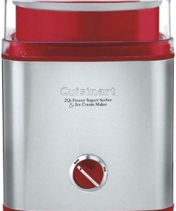 CUISINART Ice Cream Maker, Ice Cream and Frozen Yogurt Machine, 2-Qt. Double-Insulated Freezer Bowl, Silver, ICE30BCP1