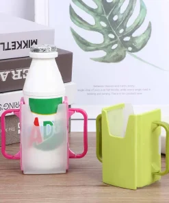 Anti-Squeeze Milk Box Cup Holder Juice Box Cover with Handle
